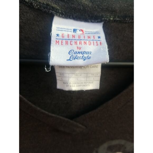 MLB Chicago White Sox Women's V Neck Campus Life style T-Shirt Gray Size (L) - Picture 6 of 10